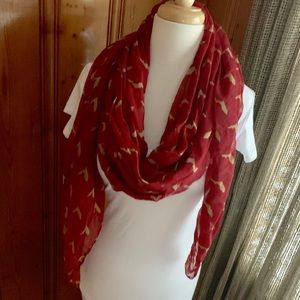 Florida State scarf wrap burgundy and gold NEW